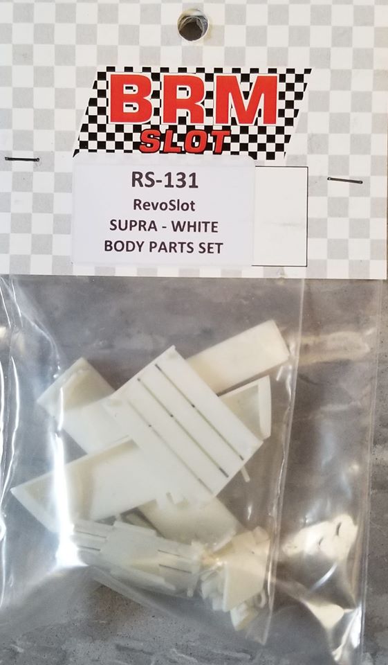 RS-131 Revo Slot SUPRA White Body Parts Kit